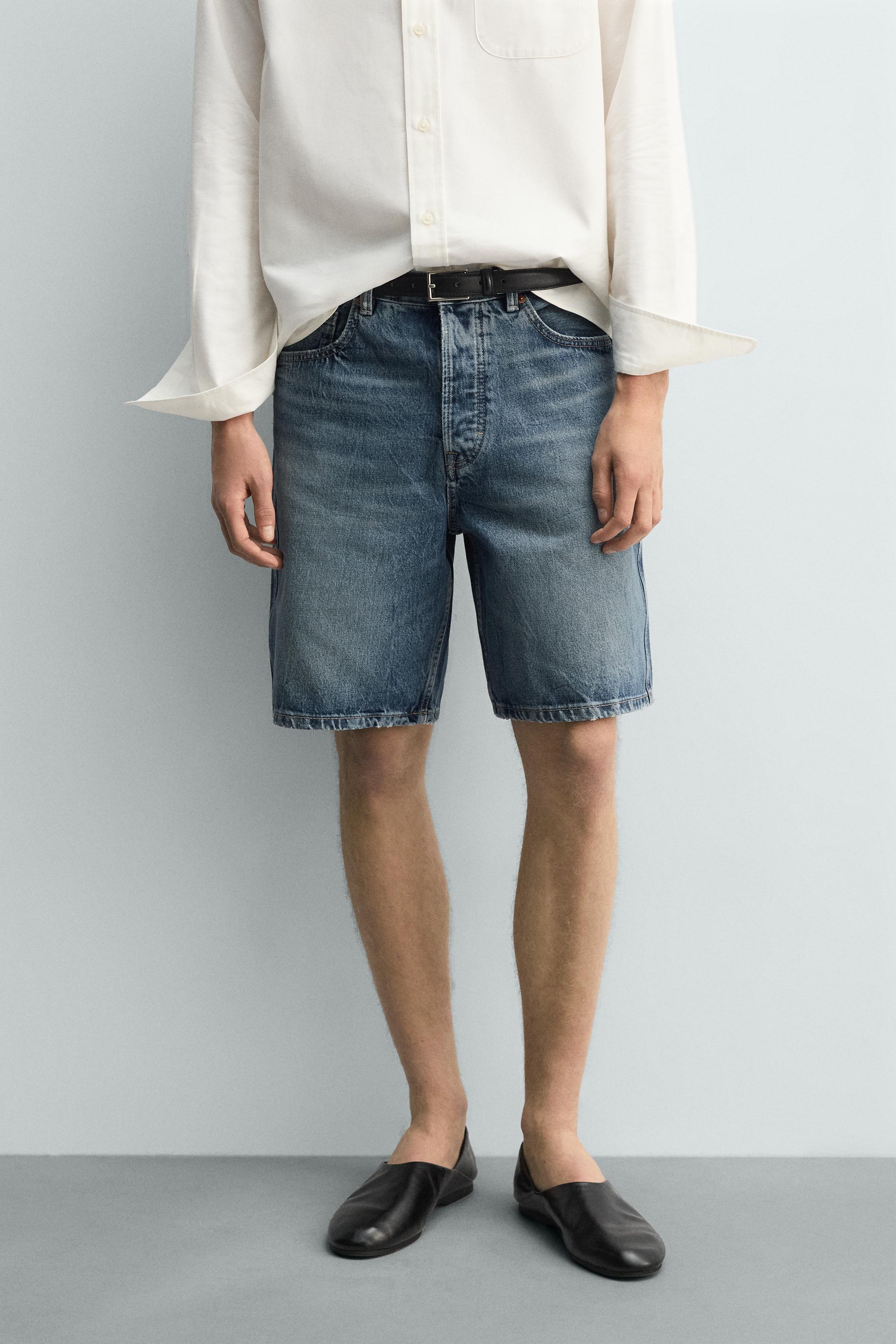 BERMUDA EN DENIM STRAIGHT FIT
